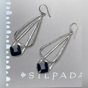 Silpada Sterling silver midnight earrings